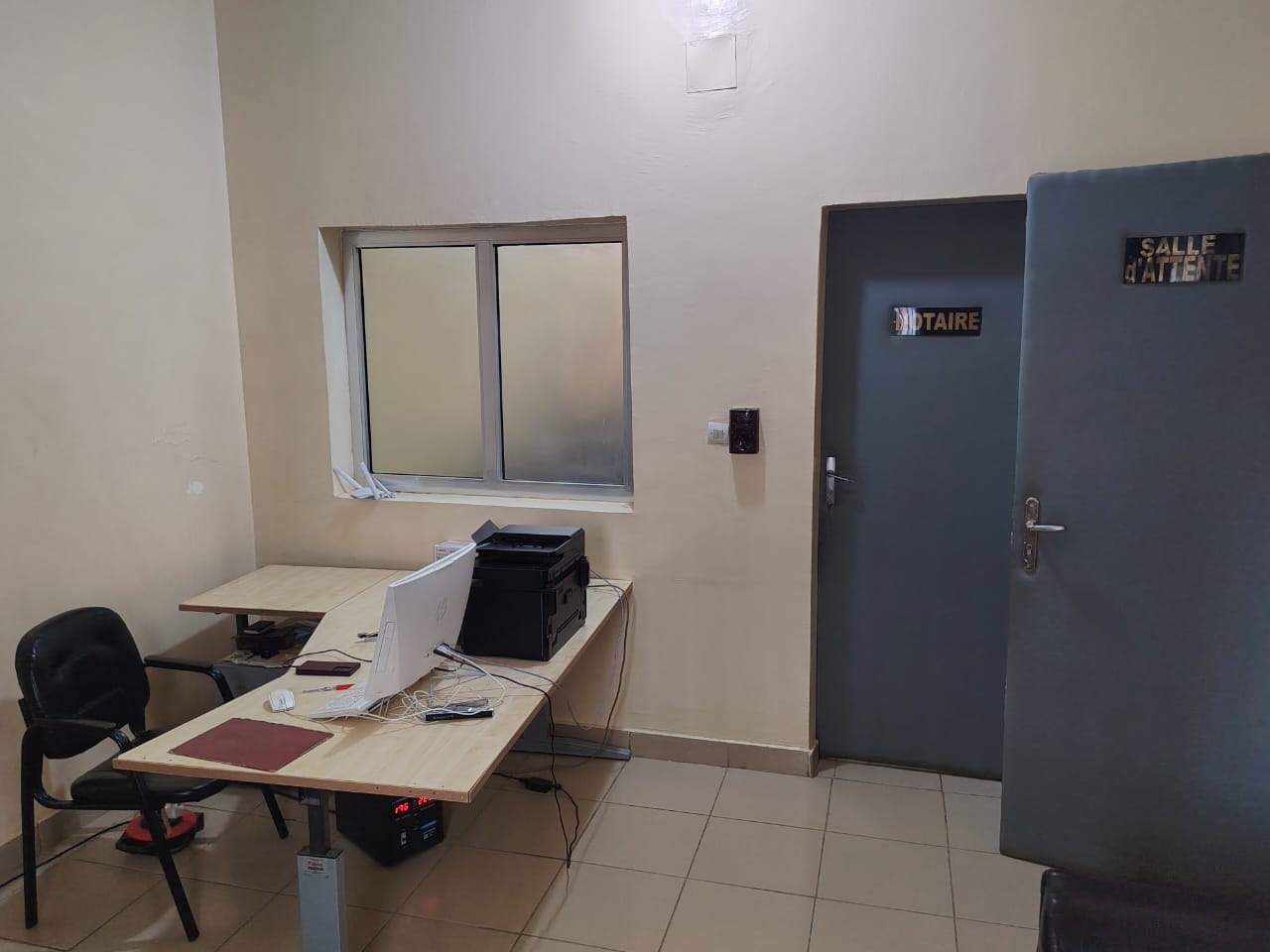 Espace d'accueil de l'Office Notarial